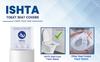 ISHTA Disposable Waterproof Toilet Seat Covers - 75 Covers (5 Covers/Pack - 15 Pack)| Fabric Based | Fold To Hold So No Contact With Unhygienic Seats | Hygiene Anytime Anywhere view 4