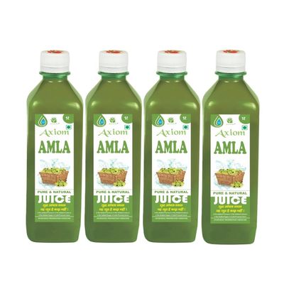 Jeevanras Amla Juice 1000 ml Pack of 4| Best For Hairs | Increase Eye Sight | Best In Diabetes | Best Body Tonic | Boost Immunity | Keep Bones Healthy | Control Blood Pressure |