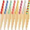 40 Pieces Bamboo Toothbrushes Charcoal Toothbrush Biodegradable Tooth Brush Natural Bamboo Toothbrushes with BPA-free Nylon Bristles (Multi-color) view 1