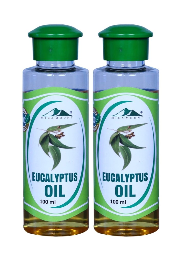 Nilgiri Essential Eucalyptus Oil (Nilgiri Oil) - 100 ML. (Pack of 2)