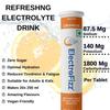 ElectroFizz Electrolyte Instant Energy and Hydration Sports Drink -100 Effervescent Tablets (Pack of 5 tubes) (Orange) view 2