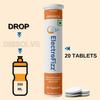ElectroFizz Electrolyte Instant Energy and Hydration Sports Drink -100 Effervescent Tablets (Pack of 5 tubes) (Orange) view 4