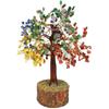 Fastel Chakra Tree Natural Chips Crystal Tree Items for Good Luck Home Decoration view 1