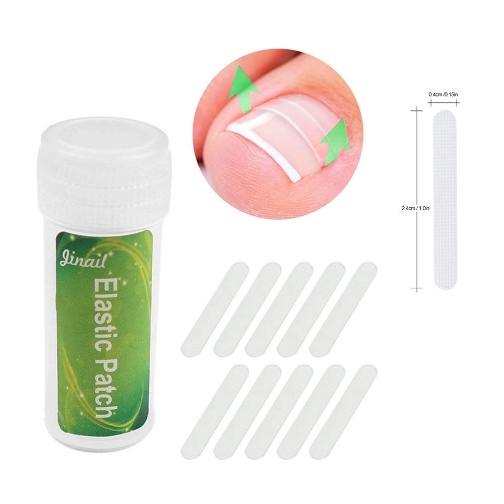 10Pcs Ingrown Toenail Straightening Clip Ingrown Toenail Correction Elastic Patches Paronychia Acronyx Correction Patch Foot Care Tool