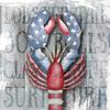 Boston International C865400 IHR 3-Ply 20-Count Cocktail Beverage Paper Napkins, 5 x 5-Inches, Seaside Lobster view 1