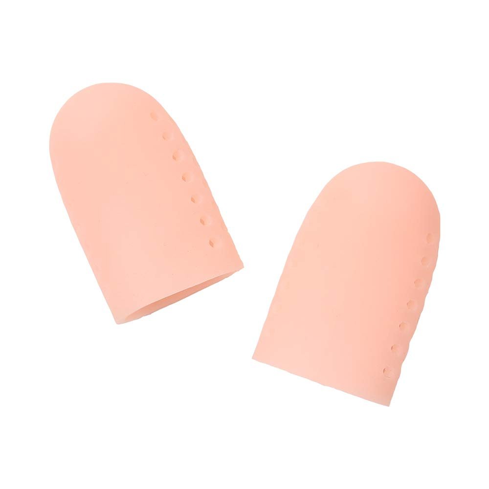 4pcs Relief Toes Cover Protective Tube High Heels Rubbing Toes Thumb Protector Guard Silicone Toe Caps Sleeve For Toes Protection