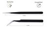 Axtella ESD Non-Magnetic Stainless Steel Tweezers For Mobile, Gadget Repairing, Personal Care- Straight and Curved (Set of 2) view 2