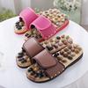 ACP ACUPRESSURE Acupoint Seniority Acupuncture Natural Cobblestone Agate Stone Foot Massage Slipper (39 to 40) view 2