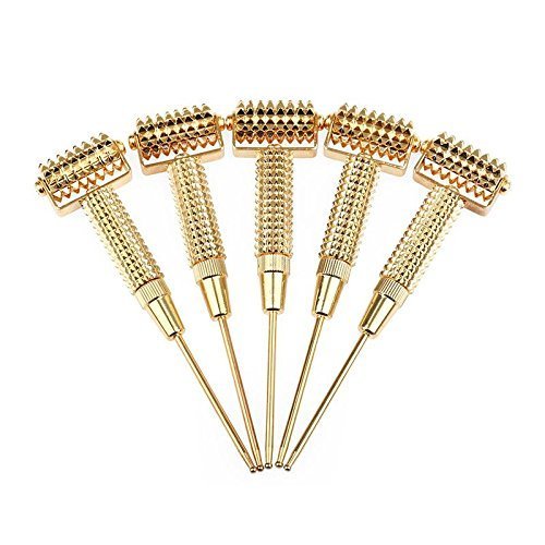 ACP Acupressure Acupuncture Points Detector Pen with Facial Acupoints Needle Rolling Massage (1pcs 115mm)