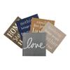 Gray Paper Luncheon Napkin - Love, Script - 13" x 13" - 20 Count Box - Restaurantware view 2