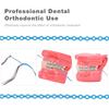 Colourful Dental Orthodontic Elastic Rubber Band Power Chain for Braces Short Long Continuous Sizes Orthodontic Treatment 1 pc (Long, Navy blue) view 2