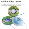 Colourful Orthodontic Spool Elastic Rubber Elastic Rubber Band Power Chain for Braces Short Long Continuous Sizes Orthodontic Treatment 1 pc (Long, Sky blue) view 3