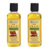 Khadi Rishikesh Herbal Sandal Body oil For Full body Massage,Reduce body pain, Relaxing Mind & body -Skin lightening,glowing,ayurvedic massage oil,combo set pack of 2 x 210 ml(420 ml view 2