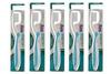 Ajay Toothbrush Sensitive+ Manual Toothbrush (Pack Of 10), Adult, White-Blue view 1