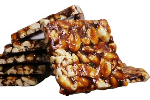 Anuvan Feel The Utsav Moongfali Patti/Peanut Chikki - 250 GM- Winter Delicacy/Groundnut Chikki Crushed Peanut Gajak with Jaggery Indian Sweets & Snacks.