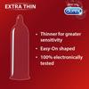 Durex 10 Count Condoms - Extra Thin, Ribbed, Dotted, Time & Mutual Climax (Pack of 4) with Lubrication view 4
