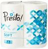 Amazon Brand - Presto! 3 Ply Toilet Paper - 4 Rolls (300 Sheets Per Roll) & 2 Ply Facial Tissue Soft Pack - 200 Pulls (Pack of 3) view 2