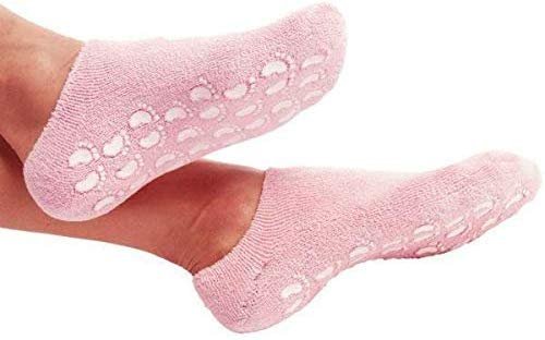 MIRARIYA Spa Moisturizing Gel Socks For Dry Feet And Ankles - Helps Repair Cracked Skincare Gel Therapy And Softens Feet Foot Care Tools