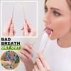 JohnBee Tongue Scraper, 2 Pack Copper Tongue Scraper Cleaner for Adults  Kids, Stainless Steel Tongue Scrapers for Removing Bad Breath, 100% BPA Free Fresher Tongue Tools, Help Oral Hygiene view 2