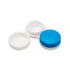 2 Pair Monthly Colored Contact Lenses Zero Power with 30 ml Solution (Green- Blue) view 2