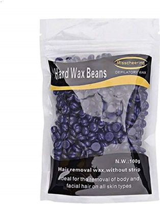 Digital Shoppy Misscheering 100g Hard Wax Beans Depilatory Wax For Male/Female (BLUE)