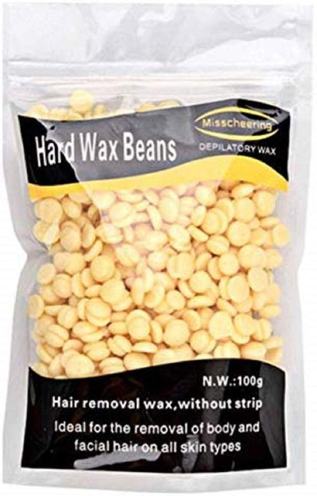 Digital Shoppy Misscheering 100g Hard Wax Beans Depilatory Wax For Male/Female (YELLOW)