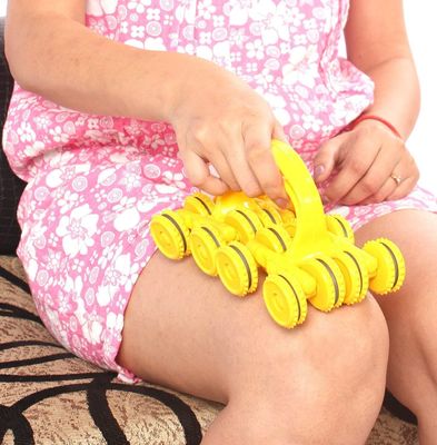 ACi Acupressure India Magnetic Body Care Massager-II-Pyra Point (Yellow)