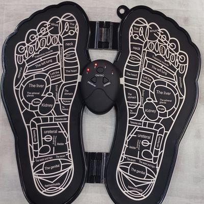 ACi Acupressure India Electric EMS Physiotherapy ABS Stimulator Foot Massager (Black, Standard)