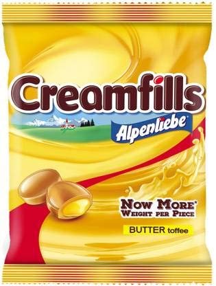Alpenliebe Creamfills Butter Toffee (4 Packs of 184gm)