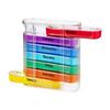 Daily Pill Organizer, Medication Organizer Pill Container Pill Box 7 Day Pill Dispenser 4 Times a Day for Vitamin/Fish Oils/Supplement view 1