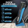 Groomiist IPX6 Waterproof Trimmer for Men 120 Mins Run Time with Quick Charge Corded & Cordless Beard with Rubber Coating on Body | In Box Trimmer, Adapter, Charging Base, Oil, Brush | 1 Year Warranty (CS-42) view 3