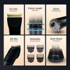 Groomiist Beard Cordless Trimmer for Men Suitable Grooming for Full Face, Hair, Body, Private Part Electric Shaving Machine | 150 Mins Runtime with 2X Fast Dock Charging | Adjustable 4 Styling Comb view 2