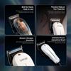 Groomiist Professional Barber & Home Use Taper Hair Clipper Shaving Trimmer for Man | Beard Trimming Machines & Smooth Clean Cutting Shaver for Men | 3M Corded Power, 6 Premium Attachment Combs view 3