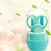 Emoly Baby Manicure Set, 4-in-1 Baby Grooming Kit, Premium Stainless Steel, Baby Nail Clippers, Scissor, File & Tweezer, Baby Nail Care Kit for Newborn, Infant & Toddler (Green) view 2