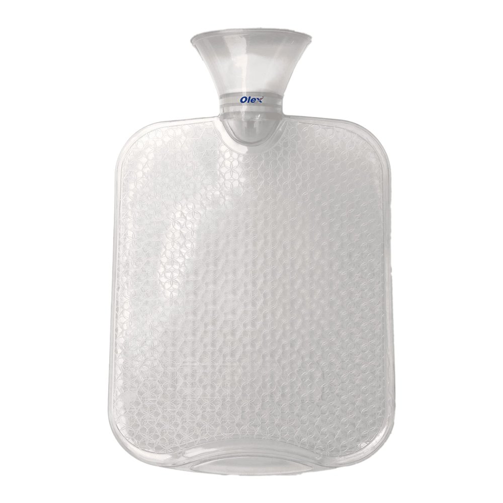 Olex Transparent Hot and Cold Water Bottle Warm bag Leakproof - 2L (White)