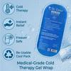 Dr. Odin Reusable Oval Cold Pack for Pain Relief with Washable Cotton Cover and Adjustable, Icepack view 3