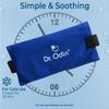 Dr. Odin Reusable Oval Cold Pack for Pain Relief with Washable Cotton Cover and Adjustable, Icepack view 4