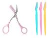Digital Shoppy Eyebrow Trimmer Scissors With Comb And Eyebrow Razors Pack of 3 view 1
