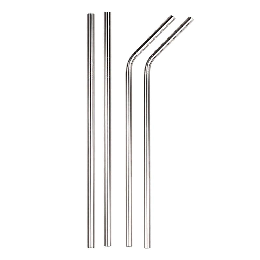 ECO365 Stainless Steel Straw (2 Bent and 2 Straight)