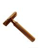 Eldorado Travel 3 Hybrid 90gm De Safety razor + SS Blade view 2