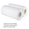 Biogreen Kitchen Paper Tissue/Towel 2 ply 100 Sheets Per Roll pack of 2 each | Pack of 4 Rolls | 100 X 4 = 400 Sheets view 2