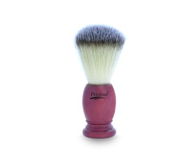 Pristine Imitation Badger Hair Shaving Brush (Dark Brown)