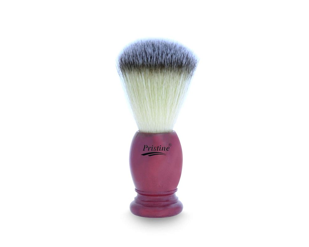 Pristine Imitation Badger Hair Shaving Brush (Dark Brown)