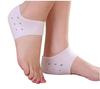 Shulabh Creative Silicone Gel Heel Pad Socks for Heel Swelling Pain Relief Ankle Support Cushion for unisex for Men and Women (Beige, Free Size) - 1 Pair (Biege) view 1