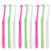 9 Pieces Interspace Toothbrush,Angzhili End Tuft Orthodontic Toothbrush Tapered Orthodontic Brush for Hard to Reach Areas,Gap Toothbrush for Orthodontic Braces Bridges and Implants view 1