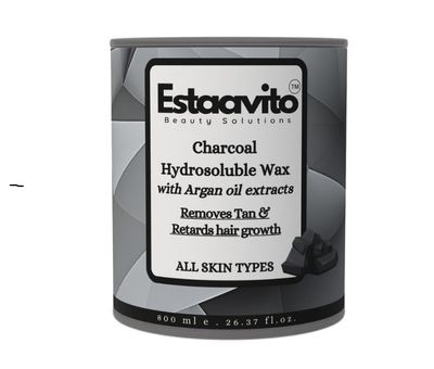 ESTAVITO CHARCOAL Wax 780ml For Hair & Tan Removal | For Arms, Legs and Full body |