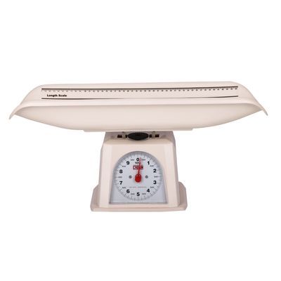 Crown Analogue Personal Baby Weighing Scale for Manual Weight Upto 10 Kgs with Tray (Cream)