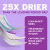 Poise Ultra Thin Incontinence Pads & Postpartum Incontinence Pads, 3 Drop Light Absorbency, Regular Length, 28 Count, Packaging May Vary view 2