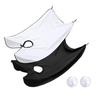 Tagve Beard Apron Bib Hair Catcher Guard for Shaving Trimming & Grooming Beard Cape with 2 Suction Cups to Attach to Mirror (Set of 2- Black&White) view 1