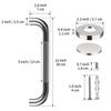 12 Inch Stainless Steel Shower Grab Bar view 2